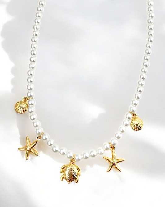 Collar Perlas Mar