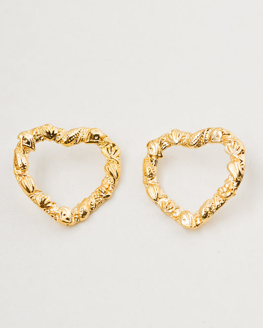 Aretes Silueta Corazón