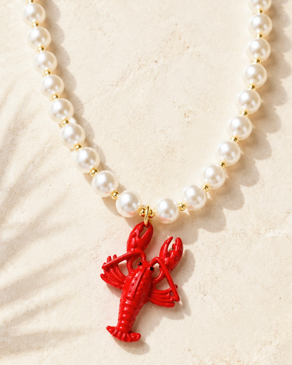 Collar Langosta Perlas
