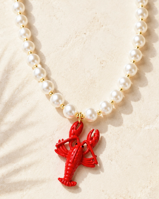 Collar Langosta Perlas